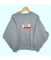 Sweater d'hiver gris. Coupe 90s