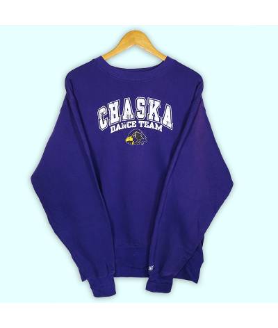 Sweat violet sans capuche Chaska danse Team USA. Grand logo imprimé à l'avant
