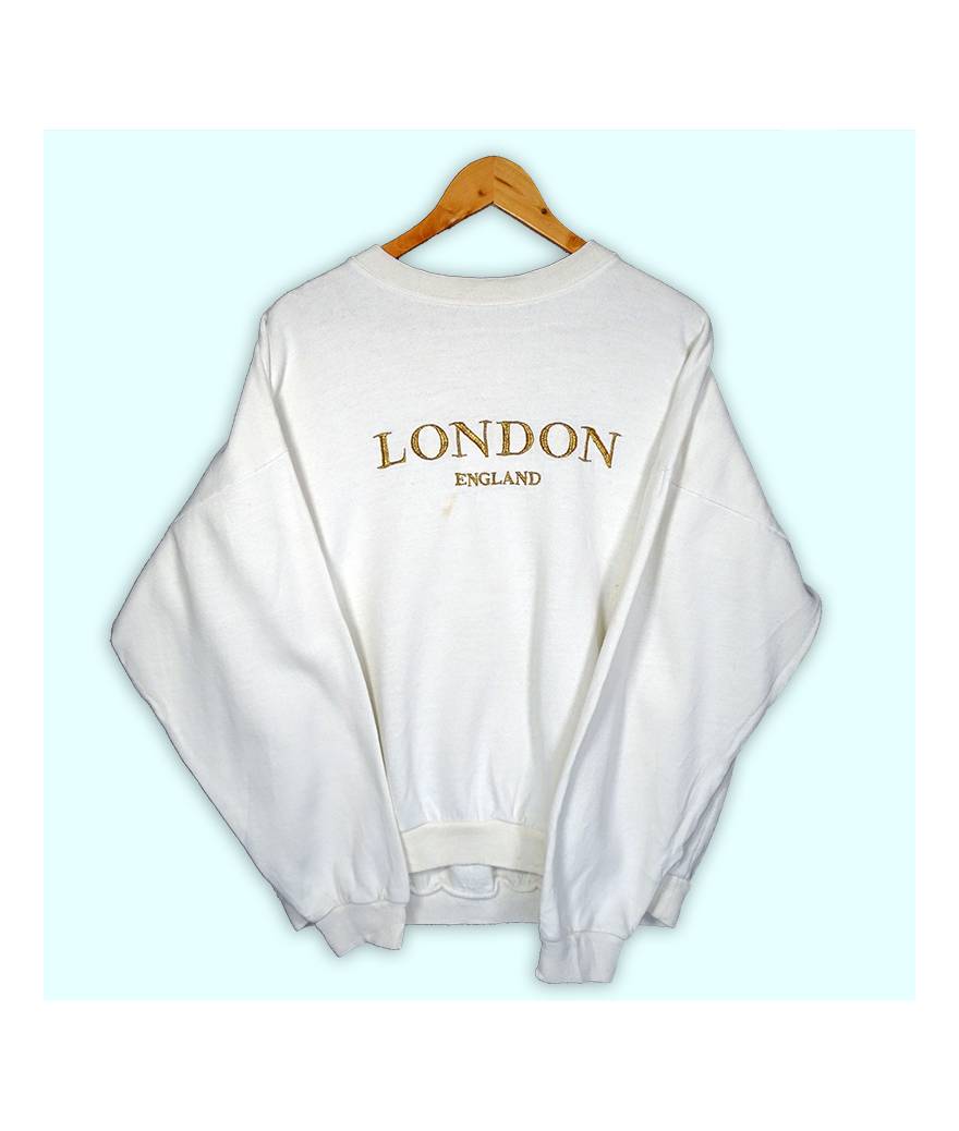Sweater blanc London England