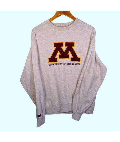 Sweat Minnesota university, logo brodé à l'avant.